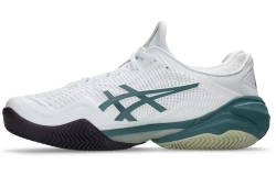Теннисные кроссовки Asics Court FF 3 Clay - white/foggy teal