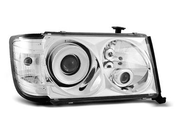 Передние фары Mercedes E W124 chrome