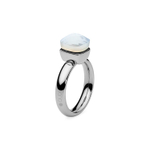Кольцо Qudo Firenze chrysolite opal 17.8 мм 610502/17.8 BL/S размер 18