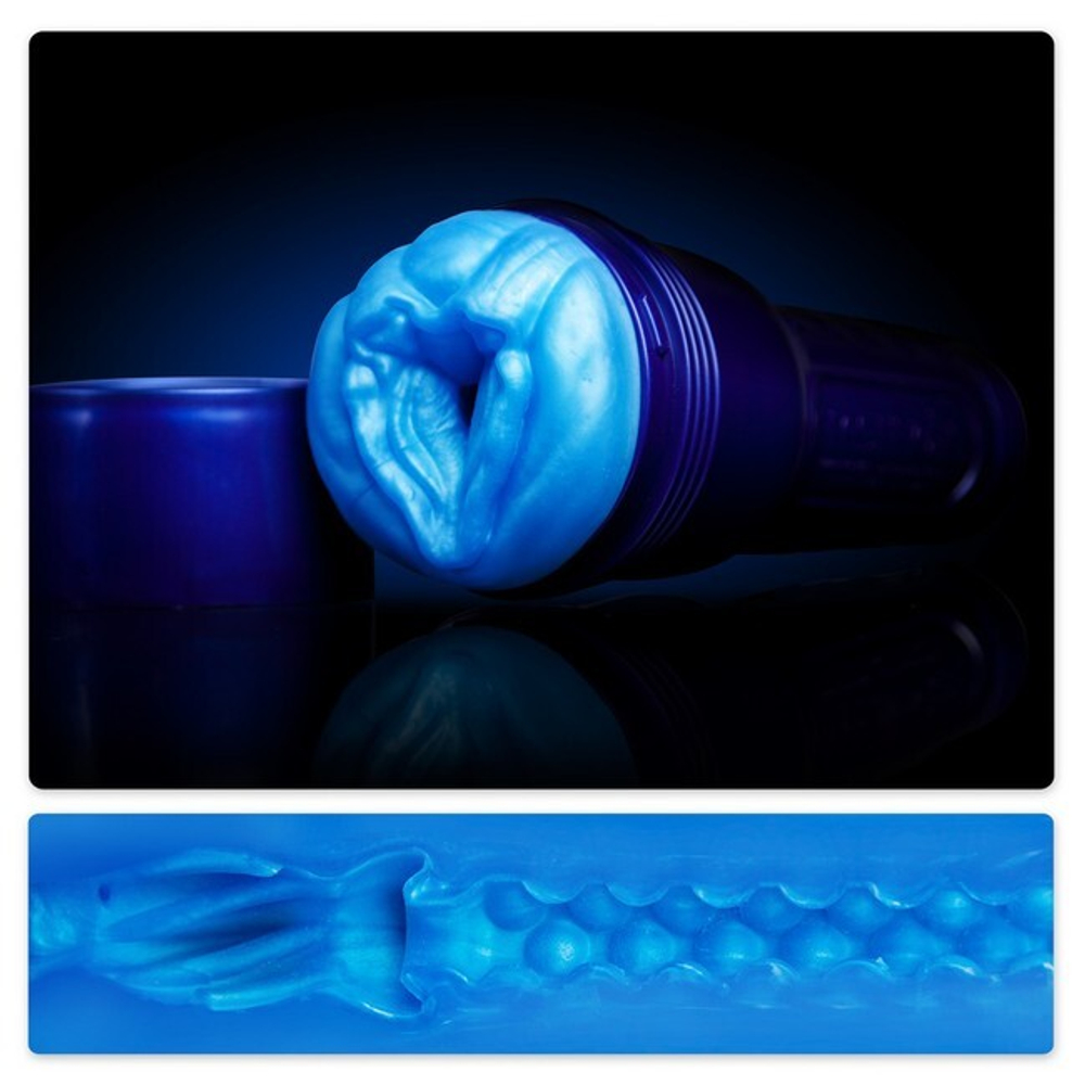 Мастурбатор-инопланетянка Fleshlight Alien (Цвет: синий)
