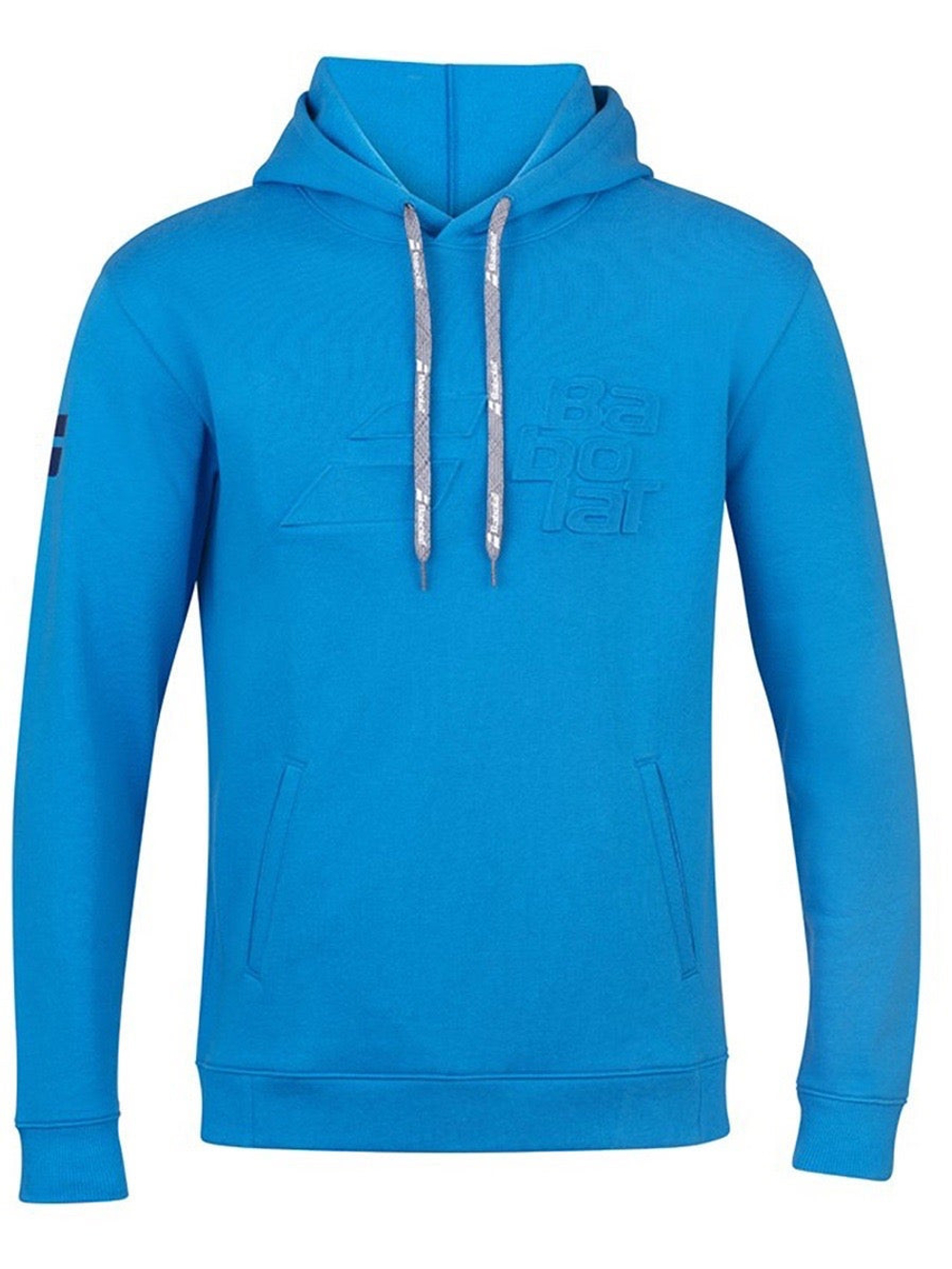 Мужская теннисная кофта Babolat Exercise Hood Sweat Men - небесный