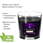 Свечи чакровые цветные - 250 мл, 8 штук