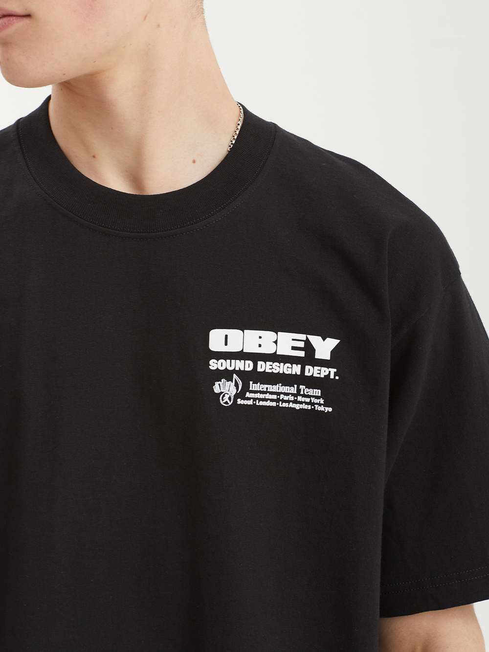 Мужская Футболка Obey Sound Design Dept.