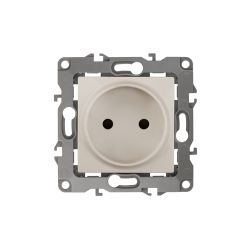 Розетка ЭРА Серия 12 12-2105-02 2P 16A-250В IP20 слоновая кость | Эра 12