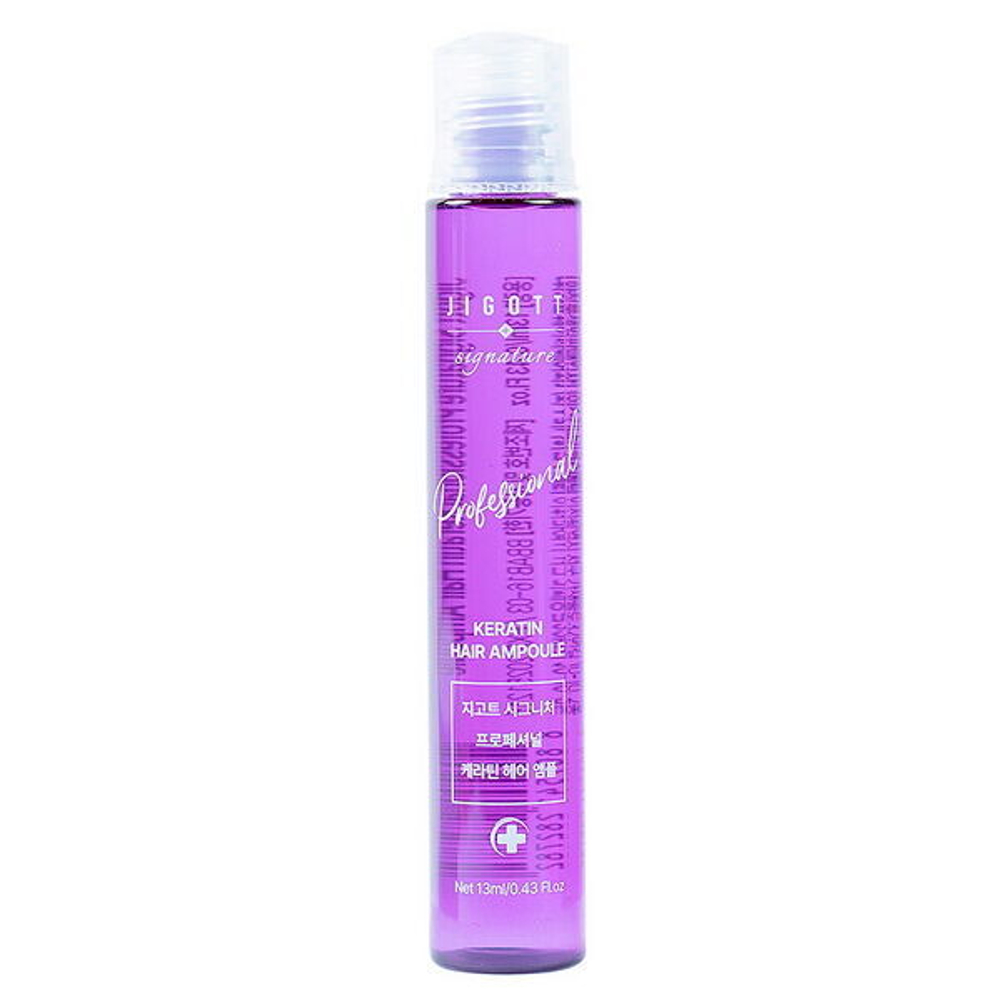 Филлер для волос c кератином Jigott Signature Professional Keratin Hair Ampoule, 1шт *13мл