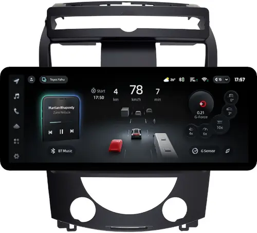 Магнитола для SsangYong Rexton 2 Y250 2007-2012 (рамка большая) - Teyes CC4PRO монитор 12.3" 2K QLED + рамка 10, Android 13, Быстрейшая, Snapdragon 778G, ИИ, CarPlay, DSP, 4G SIM-слот