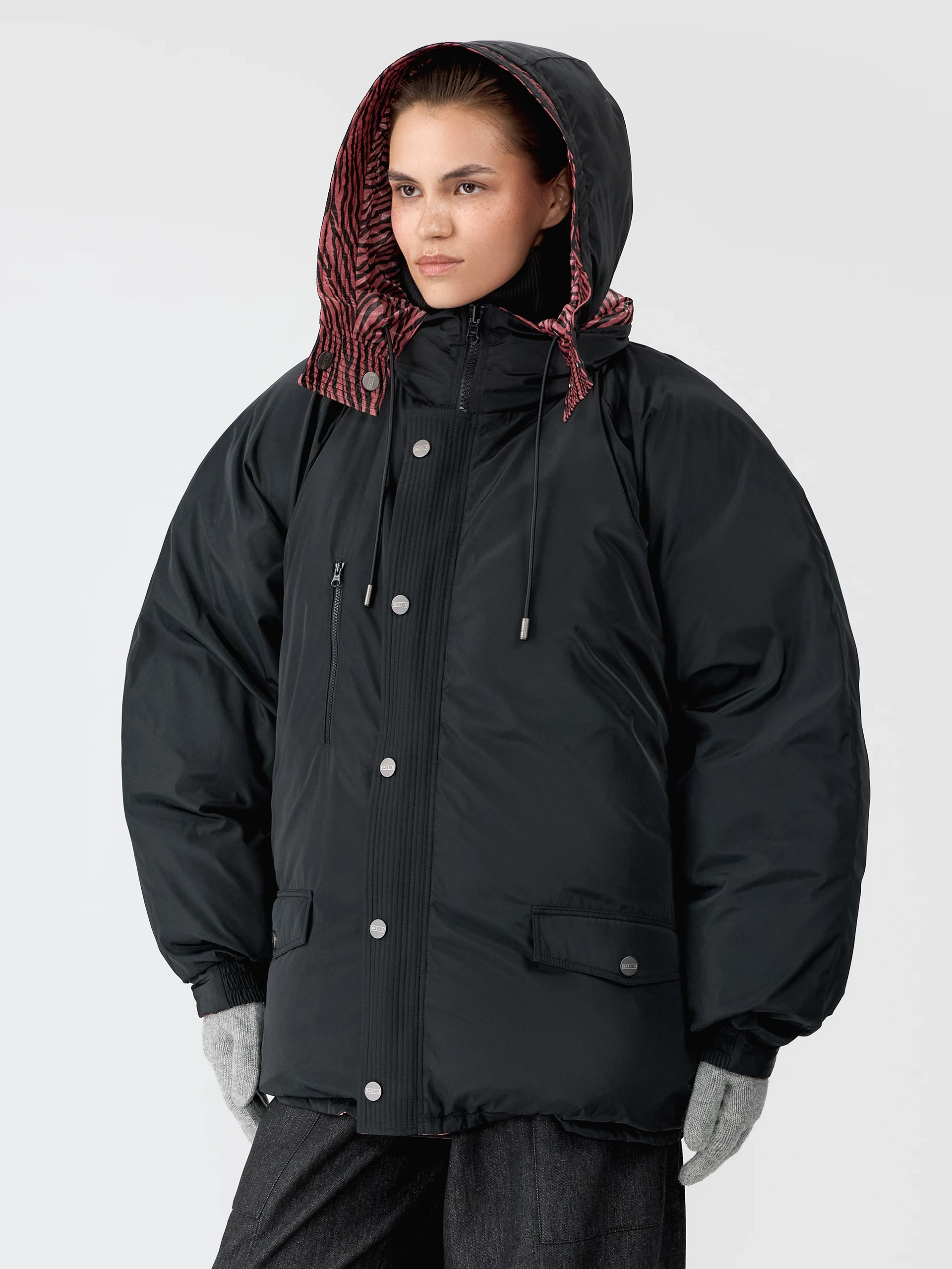 Двусторонний пуховик унисекс ОЛА ОЛА