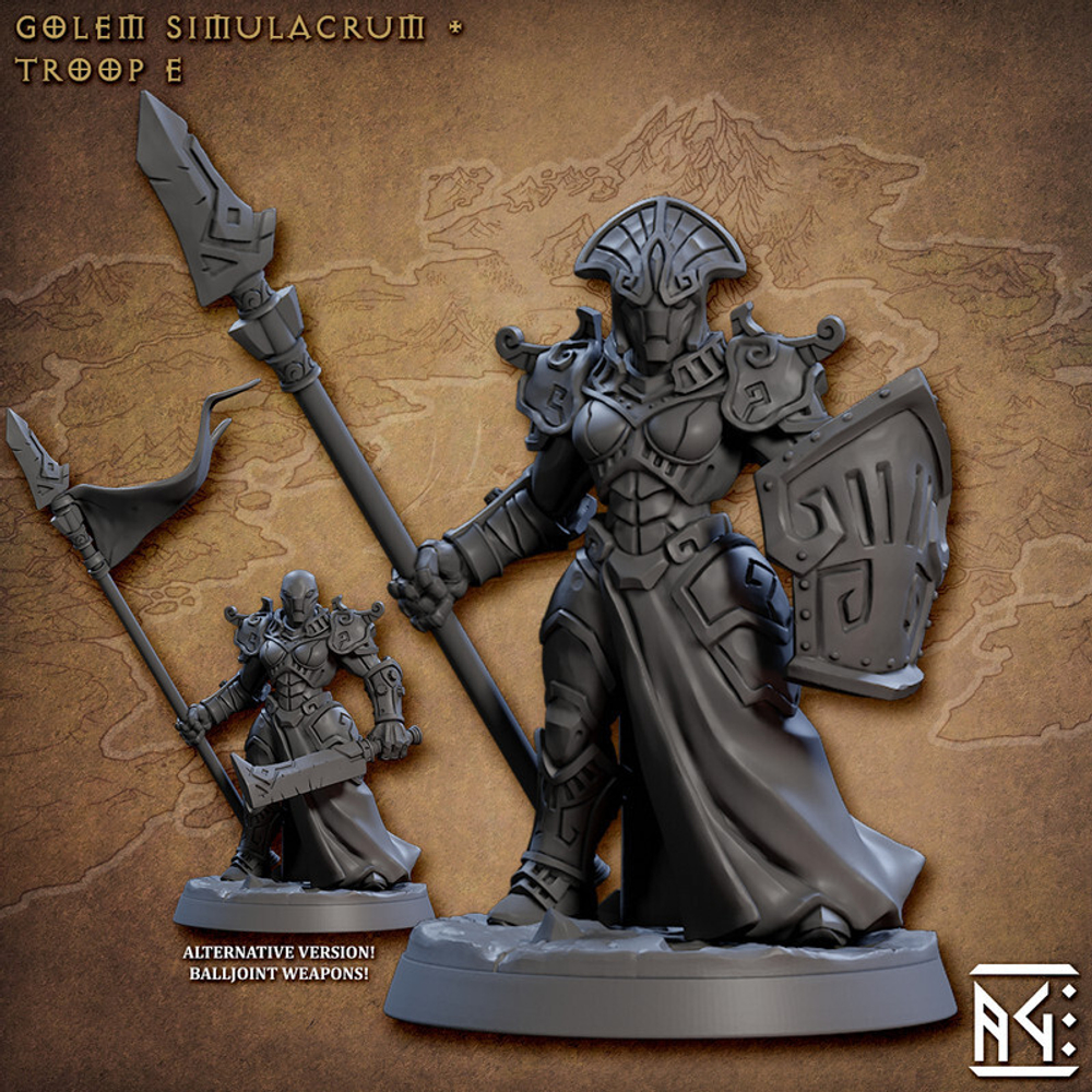 Кованный Констракт Warforged Воин Паладин Варвар Файтер Рыцарь 1 шт миниатюра для dnd, днд, pathfinder, фентези, Настольная игра, НРИ, Варгейм, РПГ