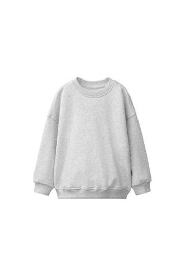ZARA ОДНОТОННАЯ ТОЛСТОВКА, СЕРЫЙ МЕЛАНЖ