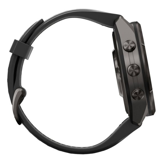 Часы Garmin Fenix 9 Pro 43 мм AMOLED Carbon Gray DLC Titanium Black / Pebble Gray (010-04335-16)