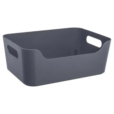 Корзинка универсальная "Сканди", 340х140мм, 10л (серый)