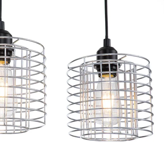 Подвесной светильник Grid 10190/3S Chrome Escada