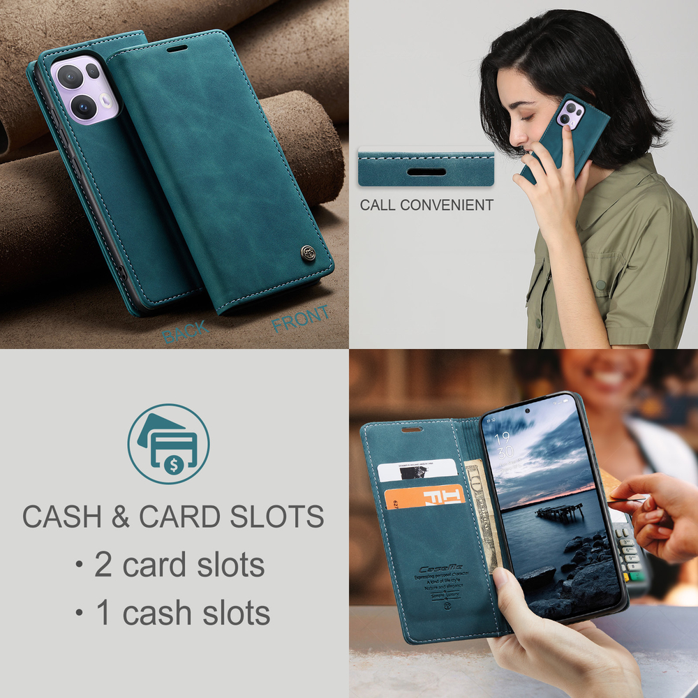 Чехол-книжка CaseMe Matte OPPO Reno 13 Pro global