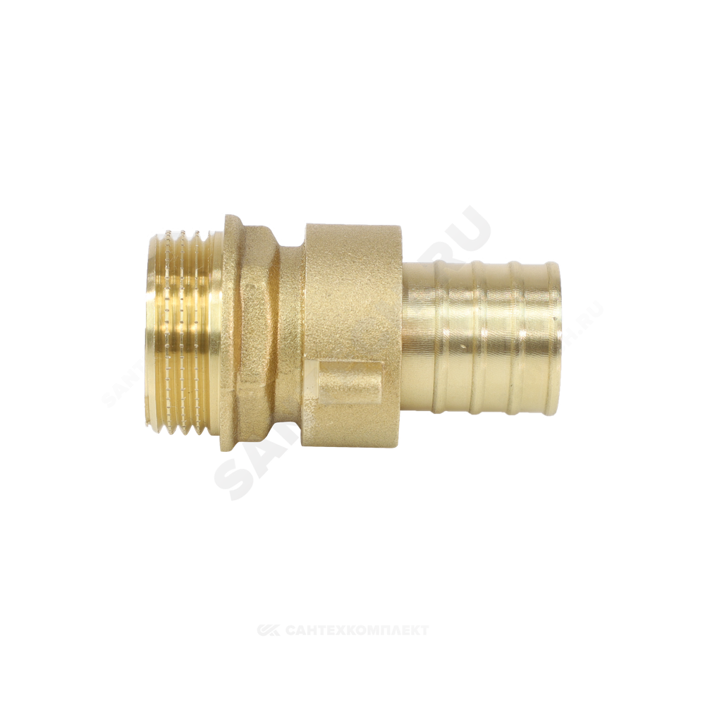 Переходник штуцерный латунь разъемный для шланга Дн 20х1/2" НР 9104 Aquasfera 9104-03