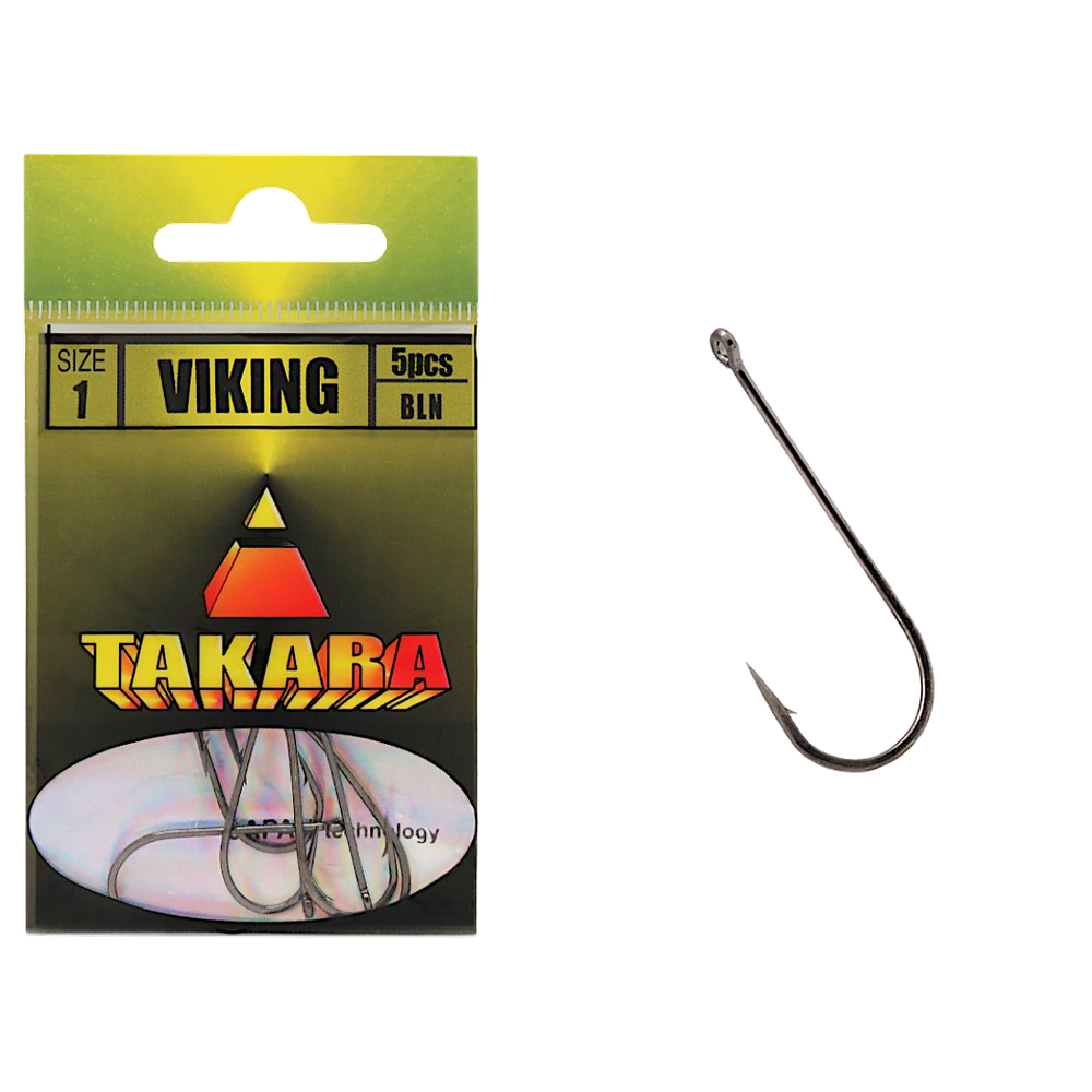 Крючок Офсетный Takara Viking №01  10шт BLN