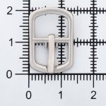Пряжка обувная металл 10.0 мм (внешн. 13.5х21 мм), никель, 100 шт