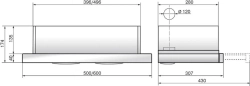 Встраиваемая вытяжка Hyundai HBH 6236 WG