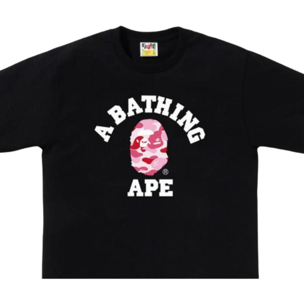 A Bathing Ape Bathing Ape Ss26 Футболка черный розовый