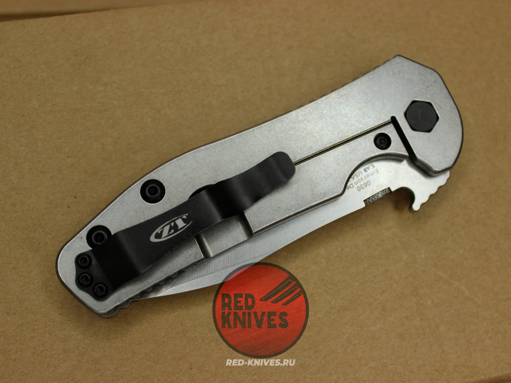 Нож Zero Tolerance 0620 Emerson Tanto - рукоять черный G10, клинок стоунвош