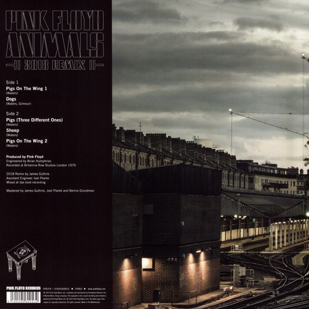 Pink Floyd. Animals (2018 Remix, LP) Пинк Флойд релиз 16.09.2022. Товар уцененный