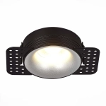 ST218.418.01 Св-к встр. Черный GU10 1*50W IP20 D85xH30 165-265V Без ламп