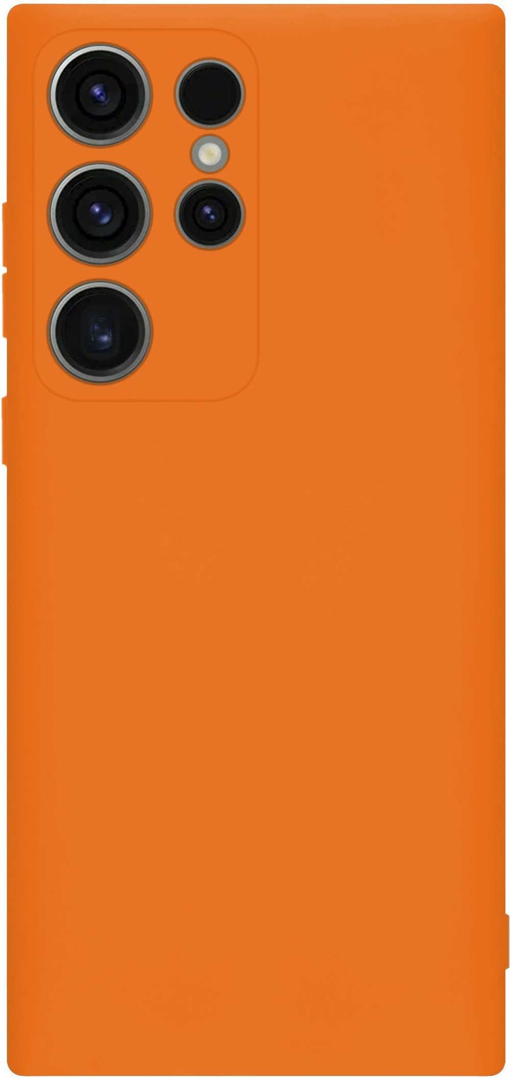 Мягкий Soft Touch чехол из силикона для SAMSUNG GALAXY S23 ULTRA с бархатной подкладкой
