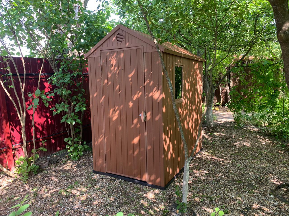 Пластиковый сарай Keter Darwin 4x6 brown