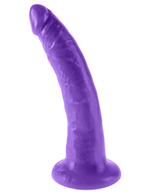 Фаллоимитатор на присоске Dillio Purple - 7 Slim (Цвет: фиолетовый)