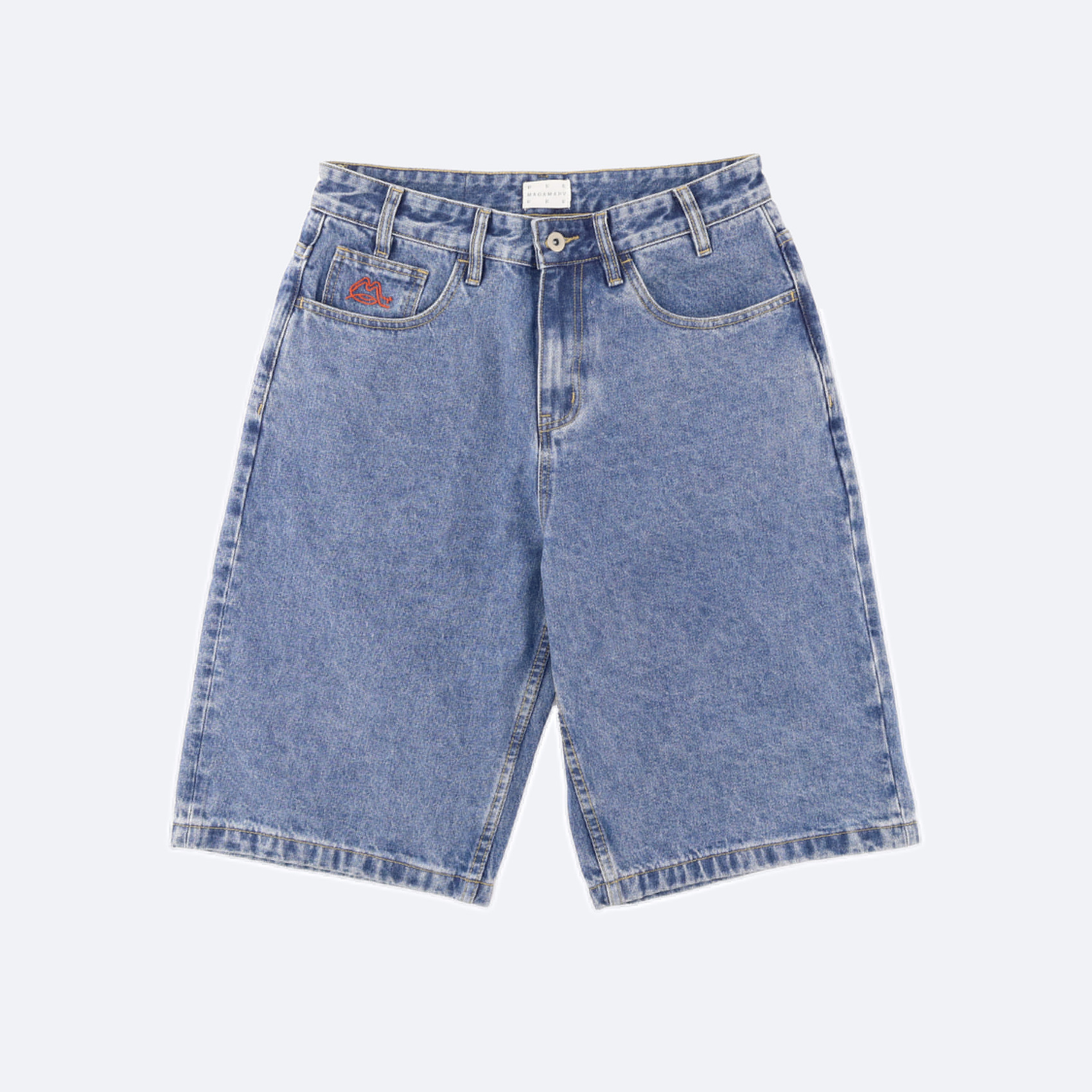 Шорты Magamaev Bigger M shorts (blue washed) артикул: - купить в магазине Дайс