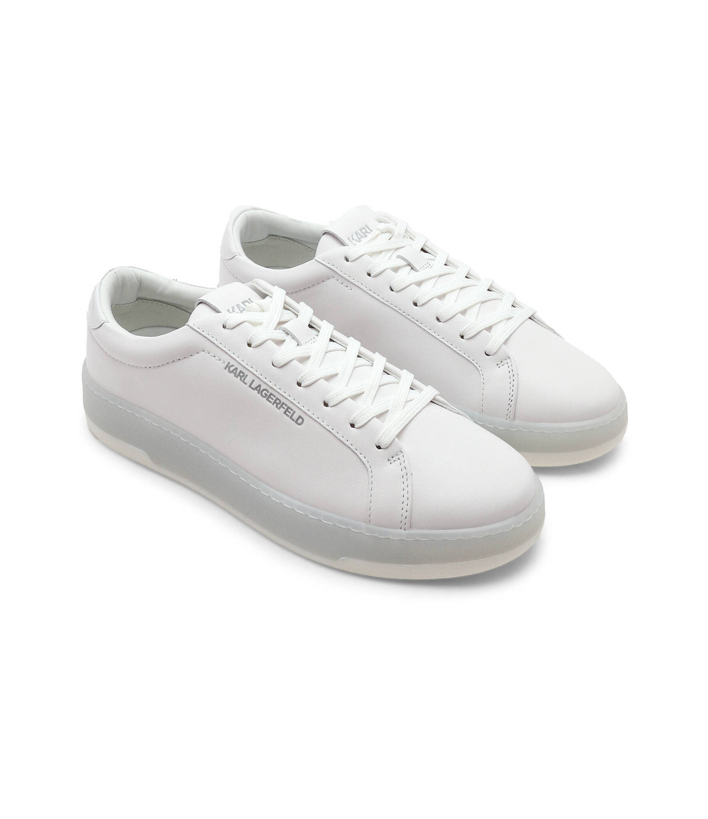 Кожаные кроссовки kourt iii lace lo Karl Lagerfeld - белый(KL51515)