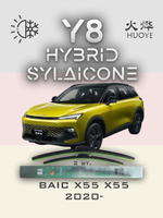 Щетки стеклоочистителя HUOYE Y8 600/425 мм на BAIC X55 | Hook/J-Hook