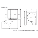 Maunfeld MFWM128SL300 ST INVERTER SLIM