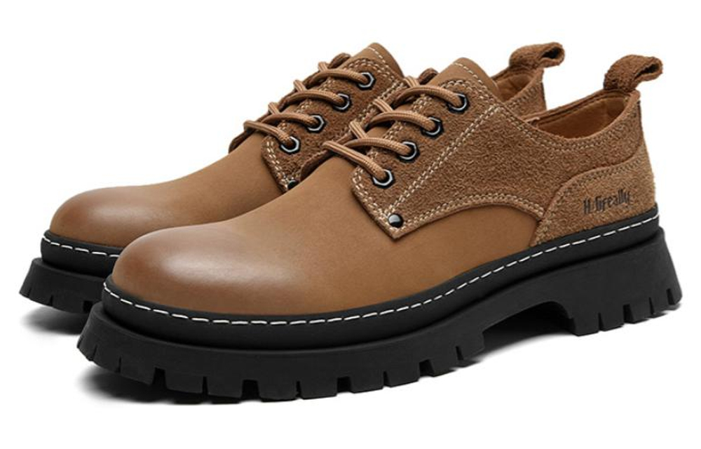 HLA Cow Split Leather Work Boots Men"s