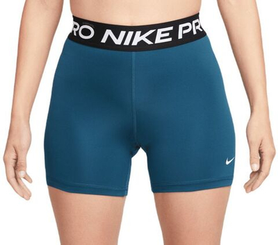 Женские Шорты теннисные Nike Pro 365 Short 5in - valerian blue/black/white