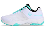 KUMPOO Textile, Synthetic Leather, TPU Cushioning Slip Resistant Breathable Coverage Support Low top Badminton Shoes