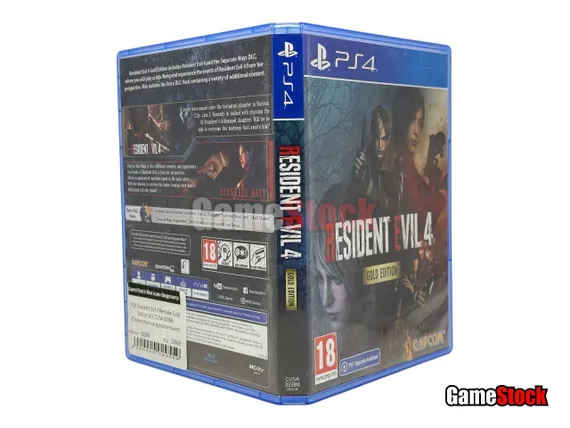 PS4 Resident Evil 4 Remake Gold (Б/У, Полностью на русском языке, CUSA-33388)