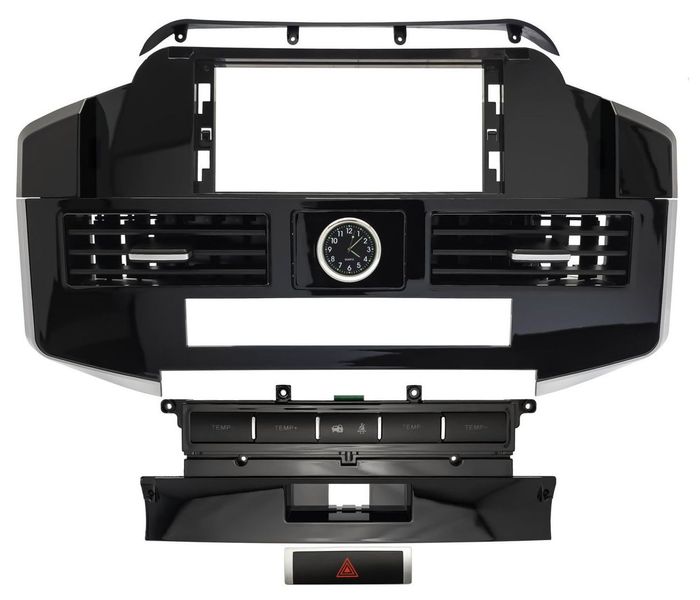 Магнитола для Toyota Land Cruiser 200 2013-2015 (климат на ШГУ, тип B) - Canbox H-Line 3044 монитор 12.3" QLED в стиле MERCEDES на Android 10, Быстрая, ТОП-процессор, CarPlay, 4G SIM-слот