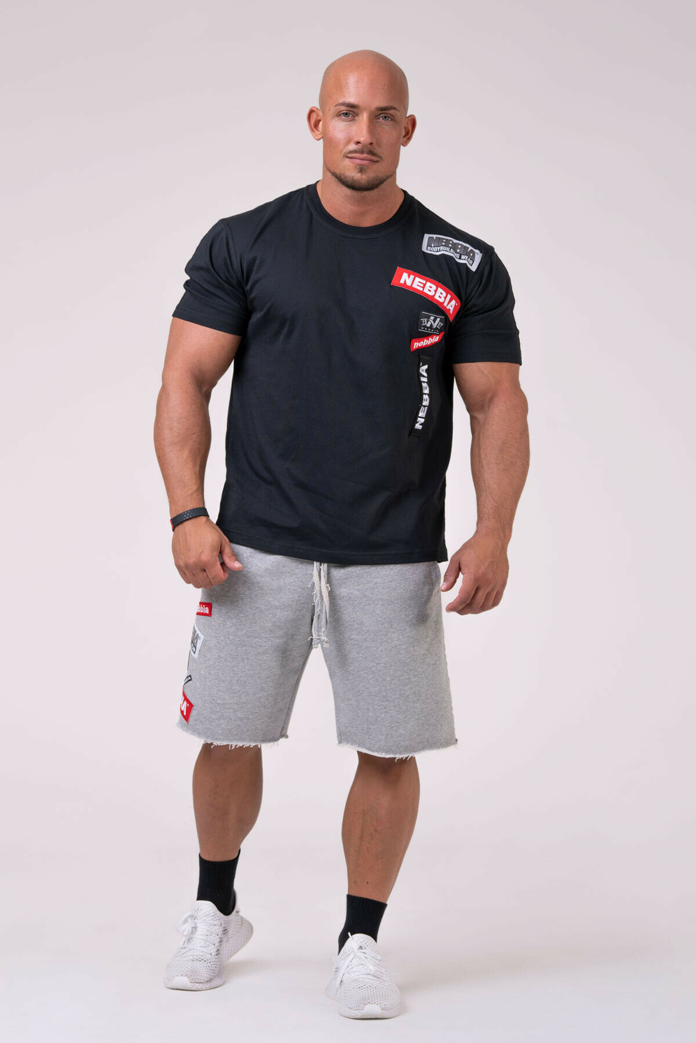 Шорты NEBBIA Labels Shorts 178 Серые