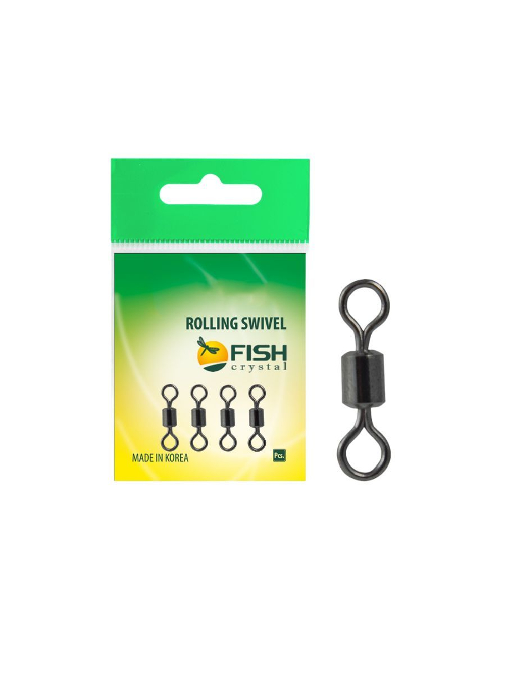 Вертлюжок рыболовный цилиндрический ROLLING SWIVEL 1001 №14