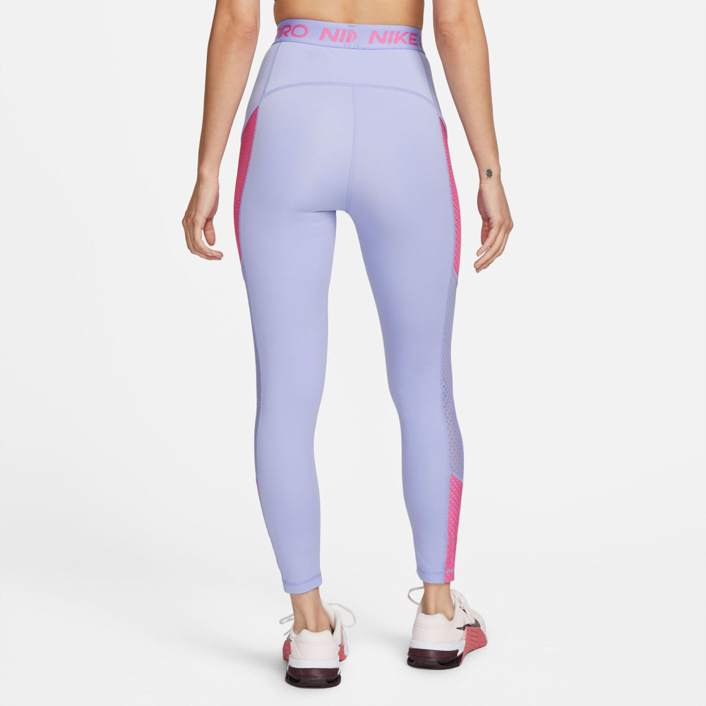 Женские теннисные брюки Nike Dri-Fit Performance HR Tight Women - Lilac, Pink