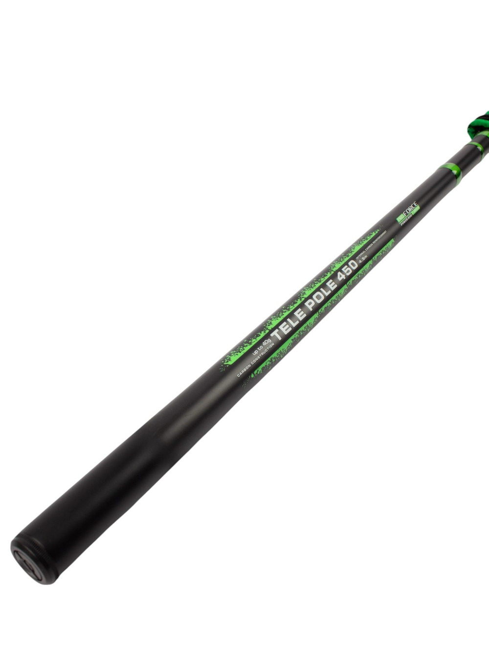 Удилище телескопическое с кольцами (болонское) Fish Crystal Tele Pole длина 4.5 м, тест до 40 г
