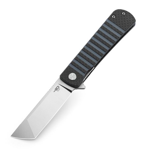 Цена наСкладной нож Bestech Titan, сталь 154CM, рукоять черно-синяя G10/карбон