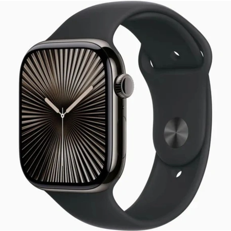 Умные часы Apple Watch Series 10 GPS + Cellular 42 мм Slate Titanium Case with Black Sport Band - S/M