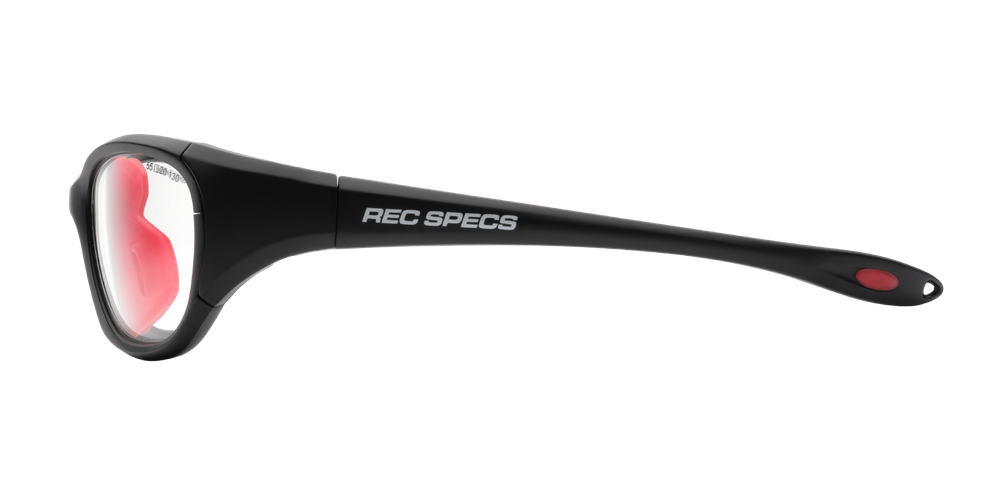 Спортивные очки с диоптриями Rec Specs / Rs-50 / Matte Black / Red / подростковые старше 10 лет