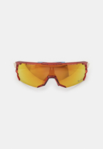 Спортивные очки 720armour Mars / Glossy Rubylith / Matte White Temple / Champion Gold Ti Lens