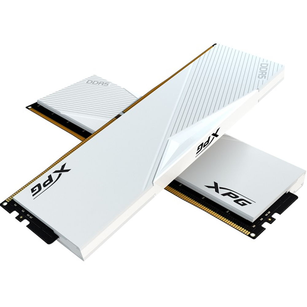 Оперативная память DIMM DDR5 64Gb, 6000Mhz, 2x32Gb, ADATA XPG Lancer White (AX5U6000C3032G-DCLAWH)