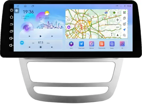 Магнитола для Sollers ST6 (ШГУ монохром), JAC T6 - FarCar S500-TS18 монитор 12.3" 2K QLED на Android 14, Быстрая, CarPlay, 4G SIM-слот