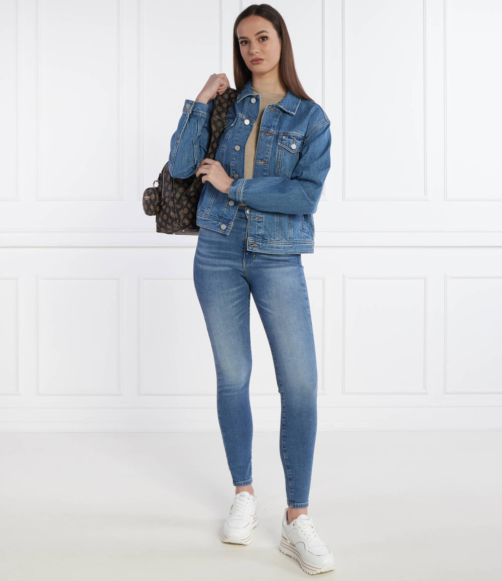 Джинсовая куртка Tommy Jeans - голубой(DW0DW17663)