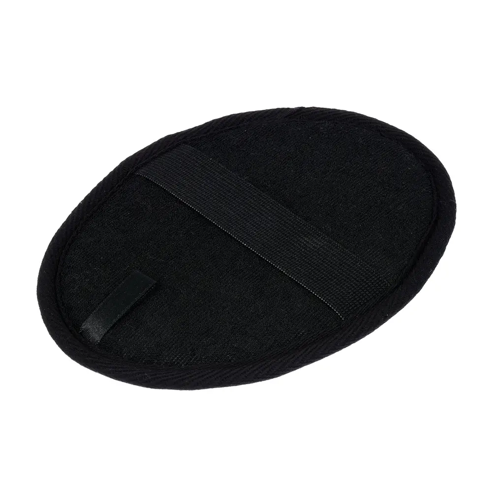 Мочалка «Мужская» спонж, 13х17,5 см, medium/soft, чёрно-серая, для бани и сауны «Банные штучки»/ 30