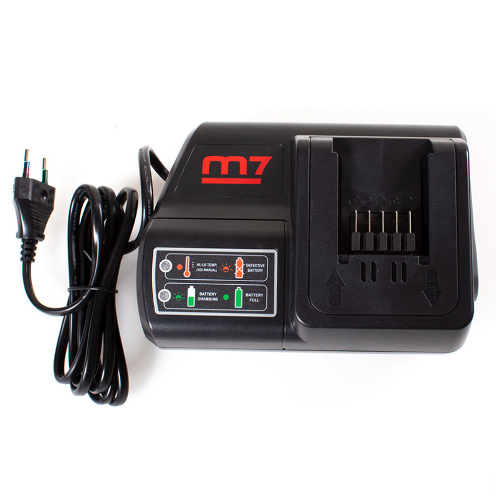 MIGHTY SEVEN (DS-201AP) Аккумуляторный шуруповерт 18 В, 4 предмета, кейс, в комплекте набор бит